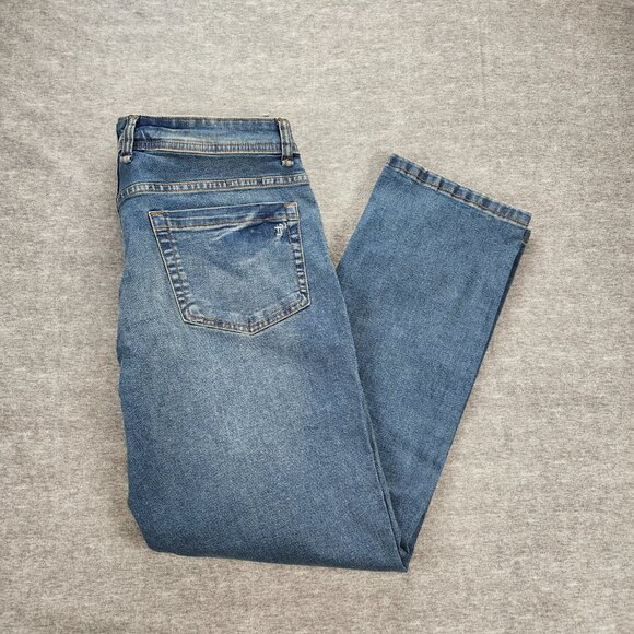 The Perfect Jean NYC Athletic Fit Size 33x30 NWT Stretch Straight Leg Denim Blue - Picture 11 of 11